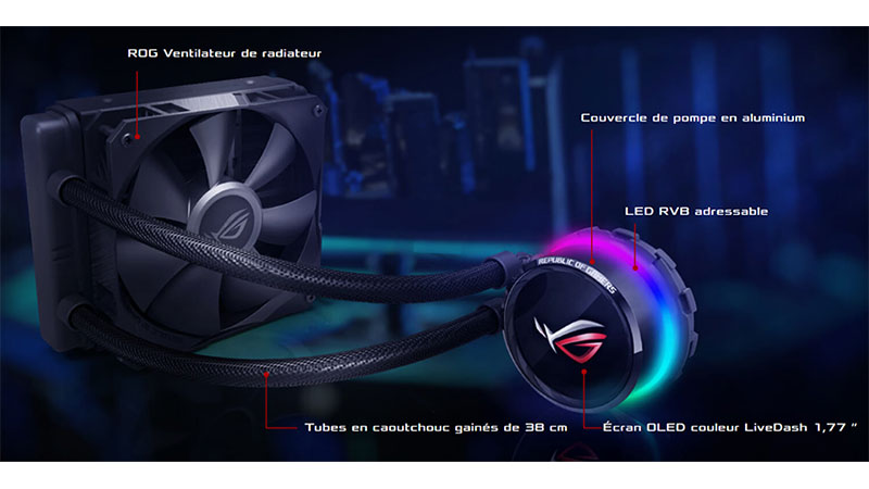 ASUS ROG Ryuo 120 - CPU fan - LDLC | Holy Moley